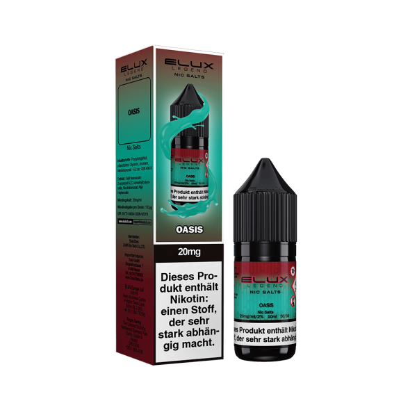 ELUX Nic Salt - Oasis Liquid 10ml 20mg/ml