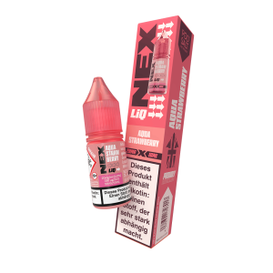 NexLiq by Pod Salt - Aqua Strawberry Nikotinsalz Liquid 10ml 20mg/ml