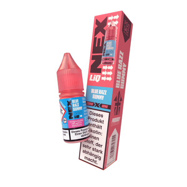 NexLiq by Pod Salt - Blue Razz Gummy Nikotinsalz Liquid 10ml 20mg/ml
