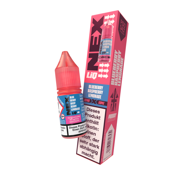 NexLiq by Pod Salt - Blueberry Raspberry Lemonade Nikotinsalz Liquid 10ml 10mg/ml