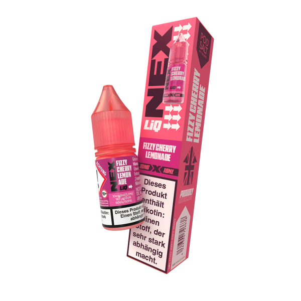 NexLiq by Pod Salt - Fizzy Cherry Lemonade Nikotinsalz Liquid 10ml 10mg/ml