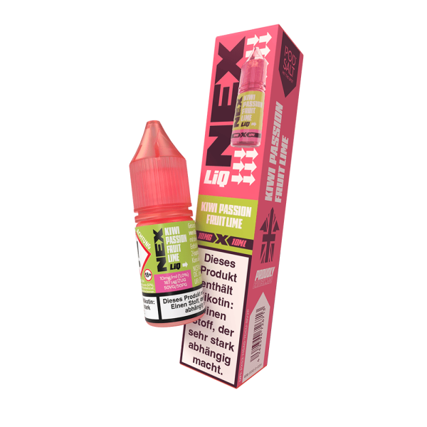 NexLiq by Pod Salt - Kiwi Passionsfruit Lime Nikotinsalz Liquid 10ml 10mg/ml