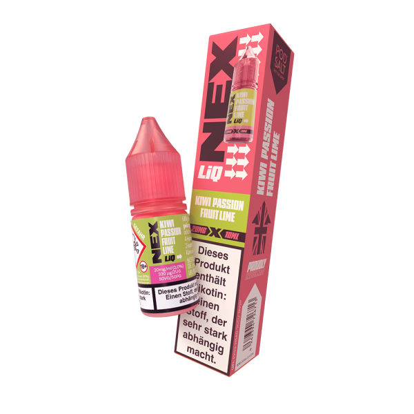 NexLiq by Pod Salt - Kiwi Passionsfruit Lime Nikotinsalz Liquid 10ml 20mg/ml