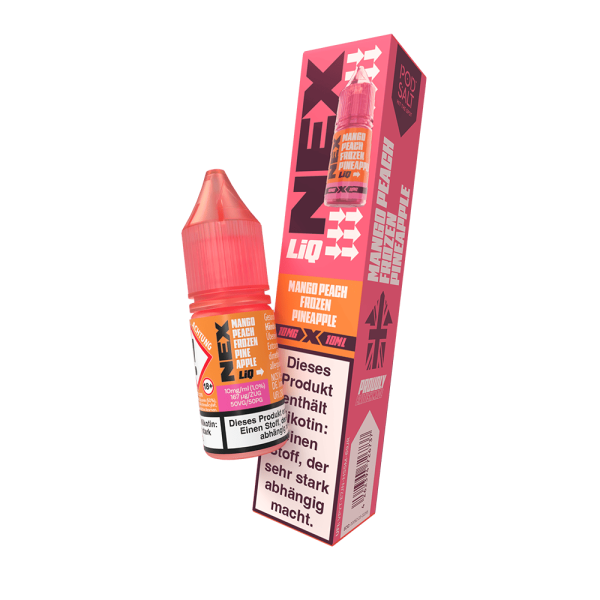 NexLiq by Pod Salt - Mango Peach Frozen Pineapple Nikotinsalz Liquid 10ml 10mg/ml