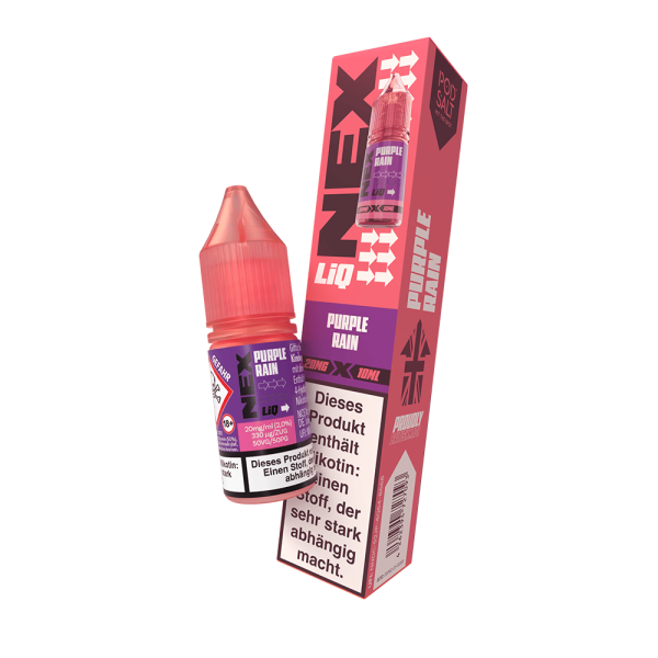 NexLiq by Pod Salt - Purple Rain Nikotinsalz Liquid 10ml 20mg/ml