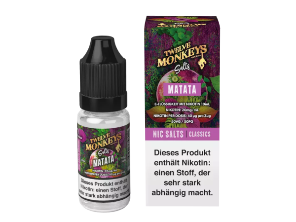 Twelve Monkeys Nikotinsalz - Matata - 20mg 10ml