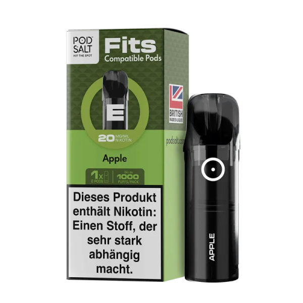 Pod Salt - Fits Pods Apple 20mg/ml - 3er Pack