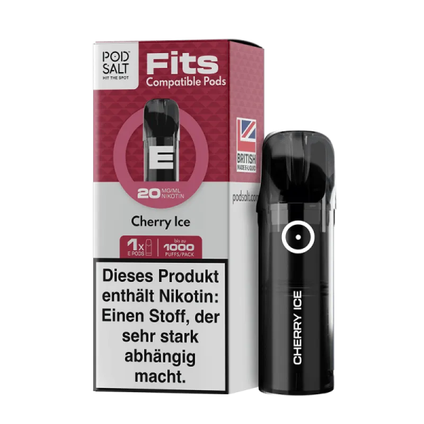 Pod Salt - Fits Pods Cherry Ice 20mg/ml - 3er Pack