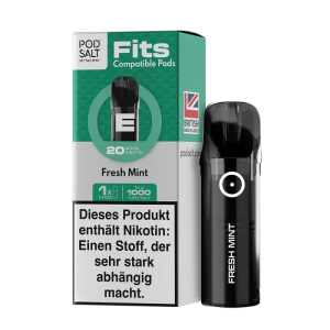 Pod Salt - Fits Pods Fresh Mint 20mg/ml - 3er Pack