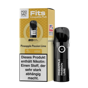 Pod Salt - Fits Pods Pineapple Passion Lime 20mg/ml - 3er...