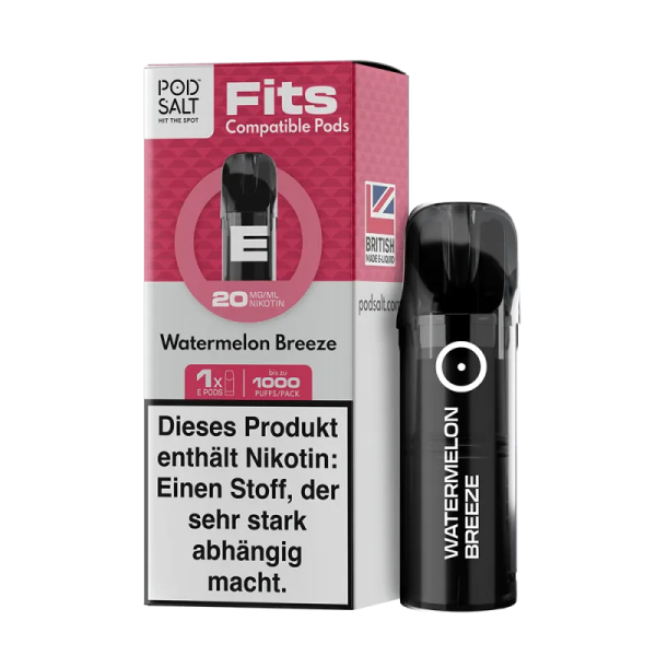 Pod Salt - Fits Pods Watermelon Breeze 20mg/ml - 3er Pack
