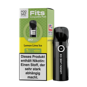 Pod Salt - Fits Pods Lemon Lime Ice 20mg/ml - 3er Pack