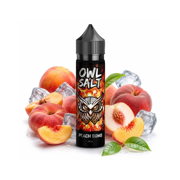 OWL Salt - Peach Bomb Aroma 10ml Longfill