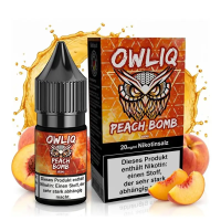 OWLIQ Nic Salt - Peach Bomb Liquid 10ml - 10mg/ml