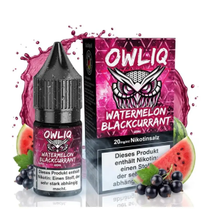 OWLIQ Nic Salt - Watermelon Blackcurrant Liquid 10ml -...