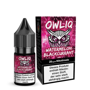 OWLIQ Nic Salt - Watermelon Blackcurrant Liquid 10ml -...
