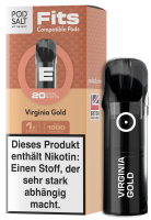 Pod Salt - Fits Pods Virginia Gold 20mg/ml - 3er Pack