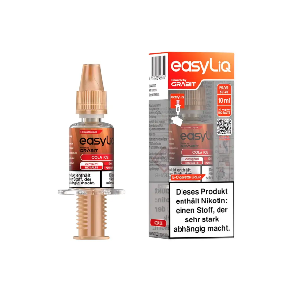 easyLIQ by GRABIT - Cola Ice - 10ml E-Liquid Injektor 20mg/ml